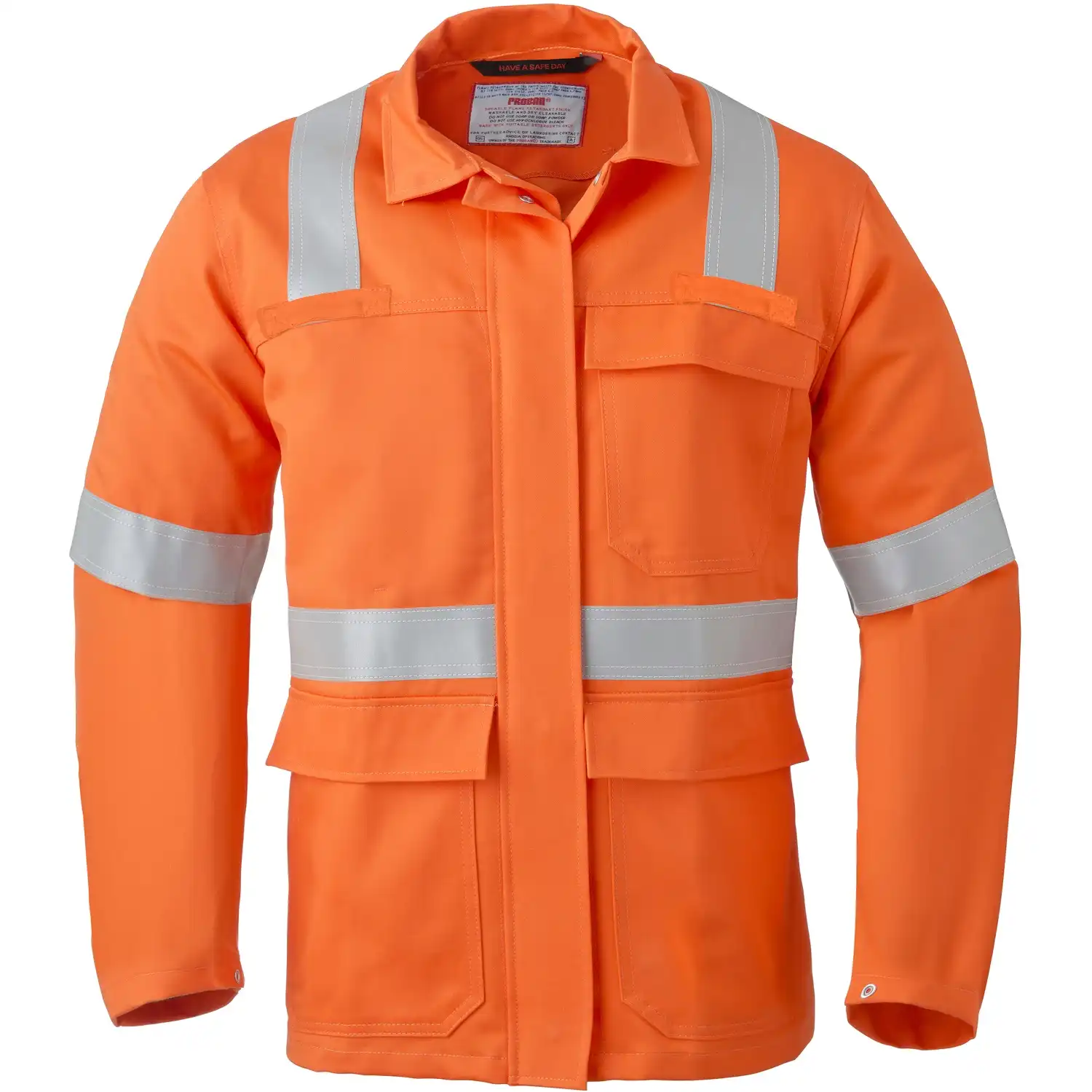 Multinorm Langjacke "3256" 5safety in Orange, 48 - Bild 1