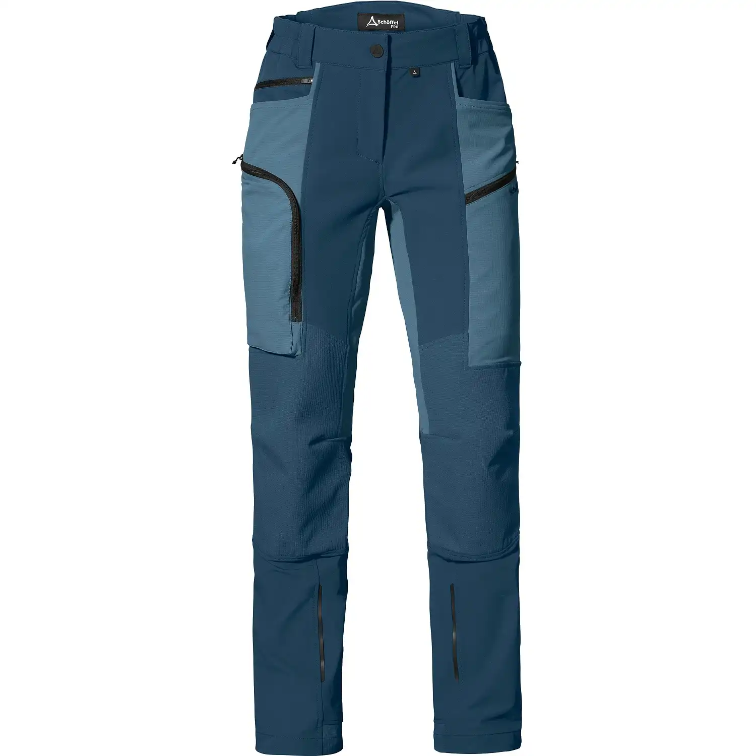 Damen Stretch-Bundhose "MASCHINE" in 48, Blau - Bild 1
