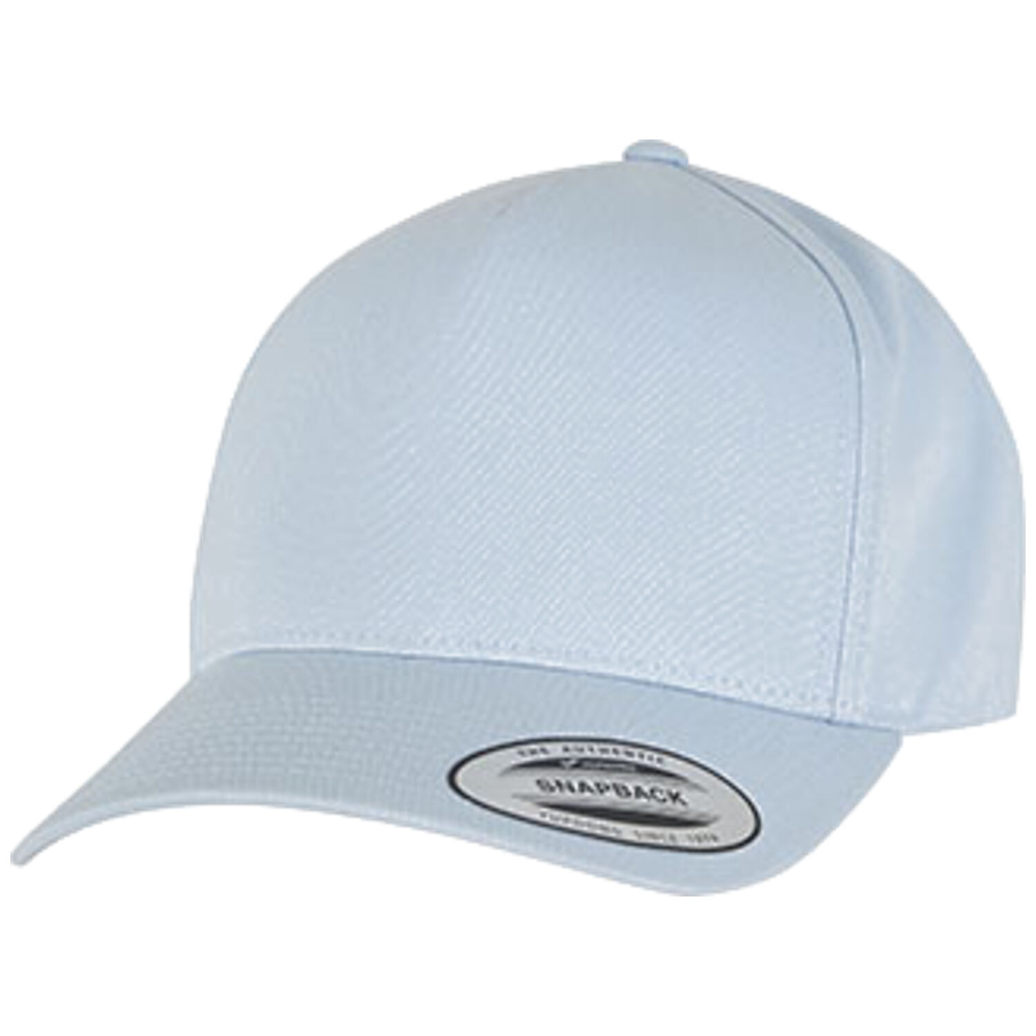 5-Panel-Snapback-Cap in hellblau - Bild 1