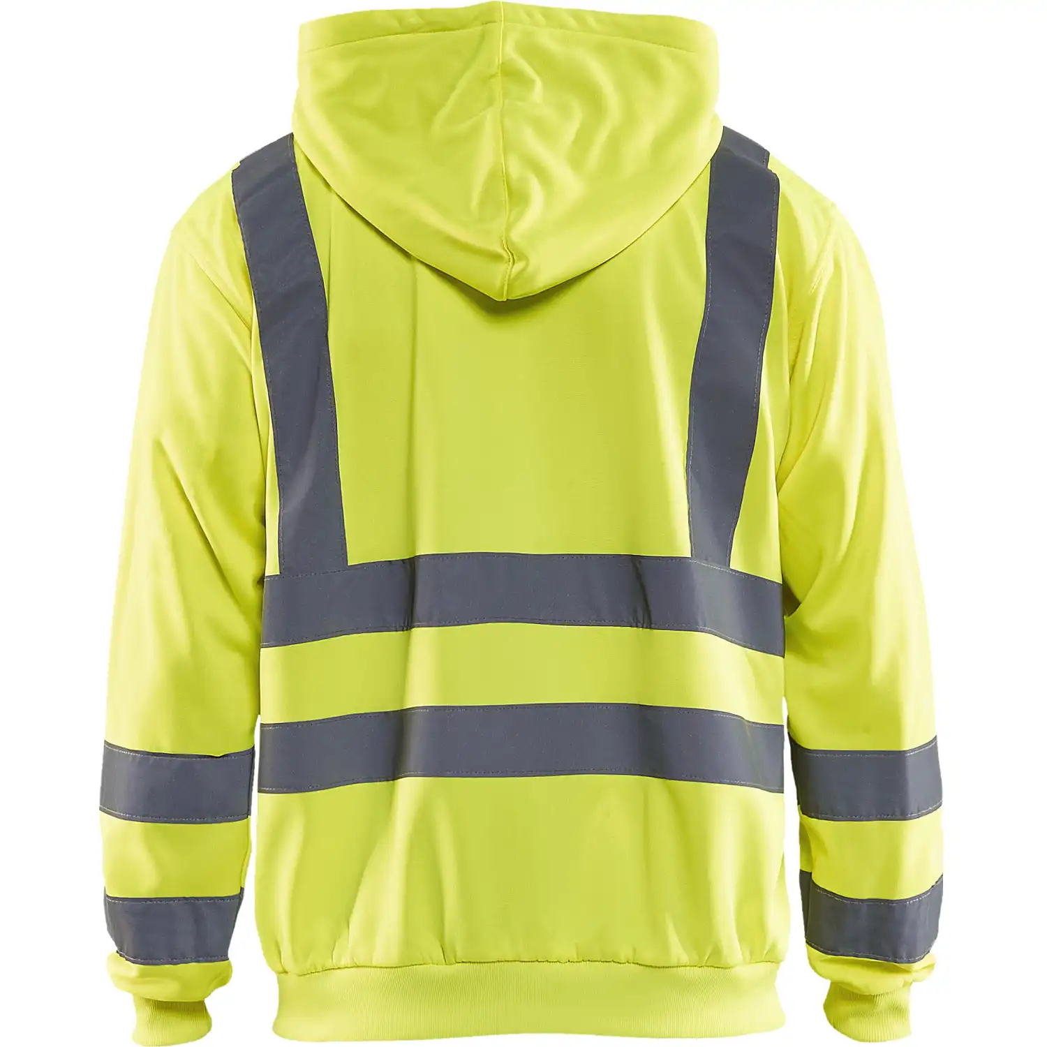 Warnschutz Kapuzen-Sweatjacke "3346" in gelb, 3XL - Thumbnail 2