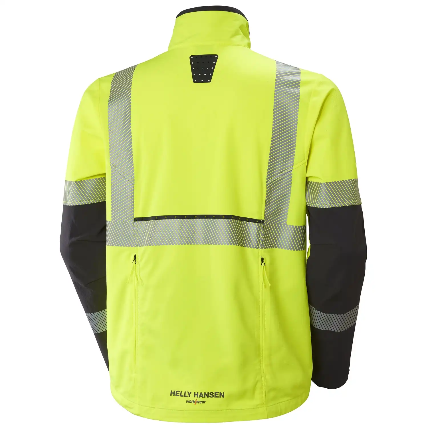 Warnschutz Stretch-Bundjacke ICU BRZ in gelb/schwarz, XL - Thumbnail 2