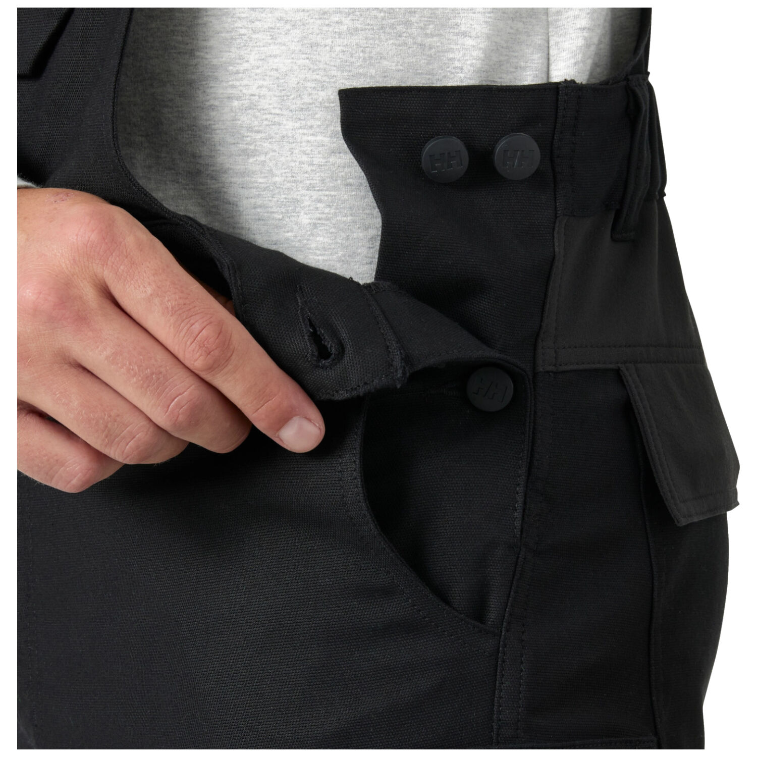 Latzhose "OXFORD 2.0 CNCT" in schwarz, C44 - Thumbnail 3