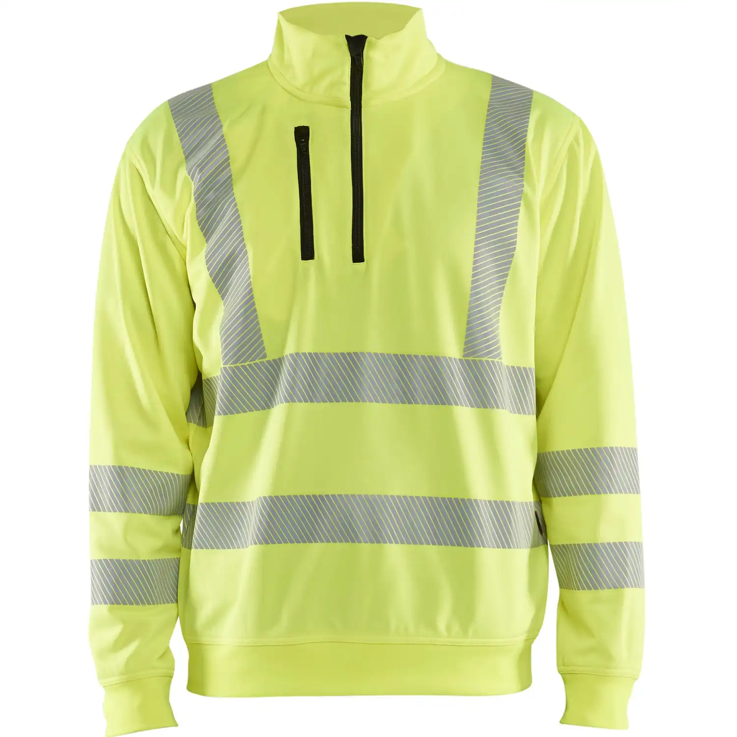 Warnschutz Zip-Sweatshirt Kl. 3 "3564" in gelb, 3XL - Thumbnail 1
