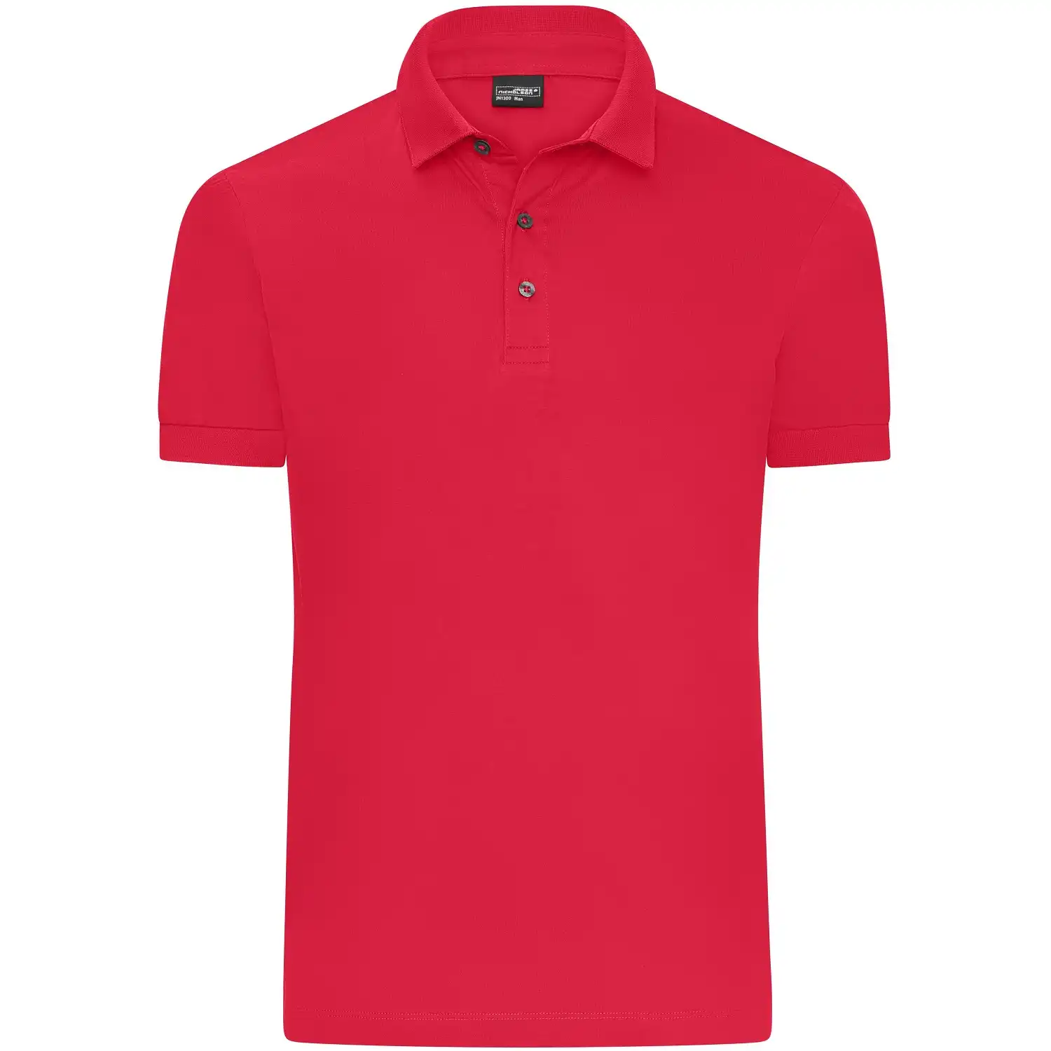 Polo-Shirt "JN1300" Mercersised in light-red, 3XL - Thumbnail 1