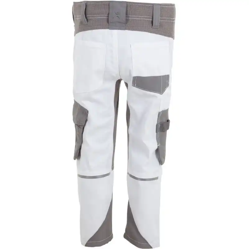 Kinder Stretch-Bundhose "Norit" in weiß/zink, 110/116 - Thumbnail 2