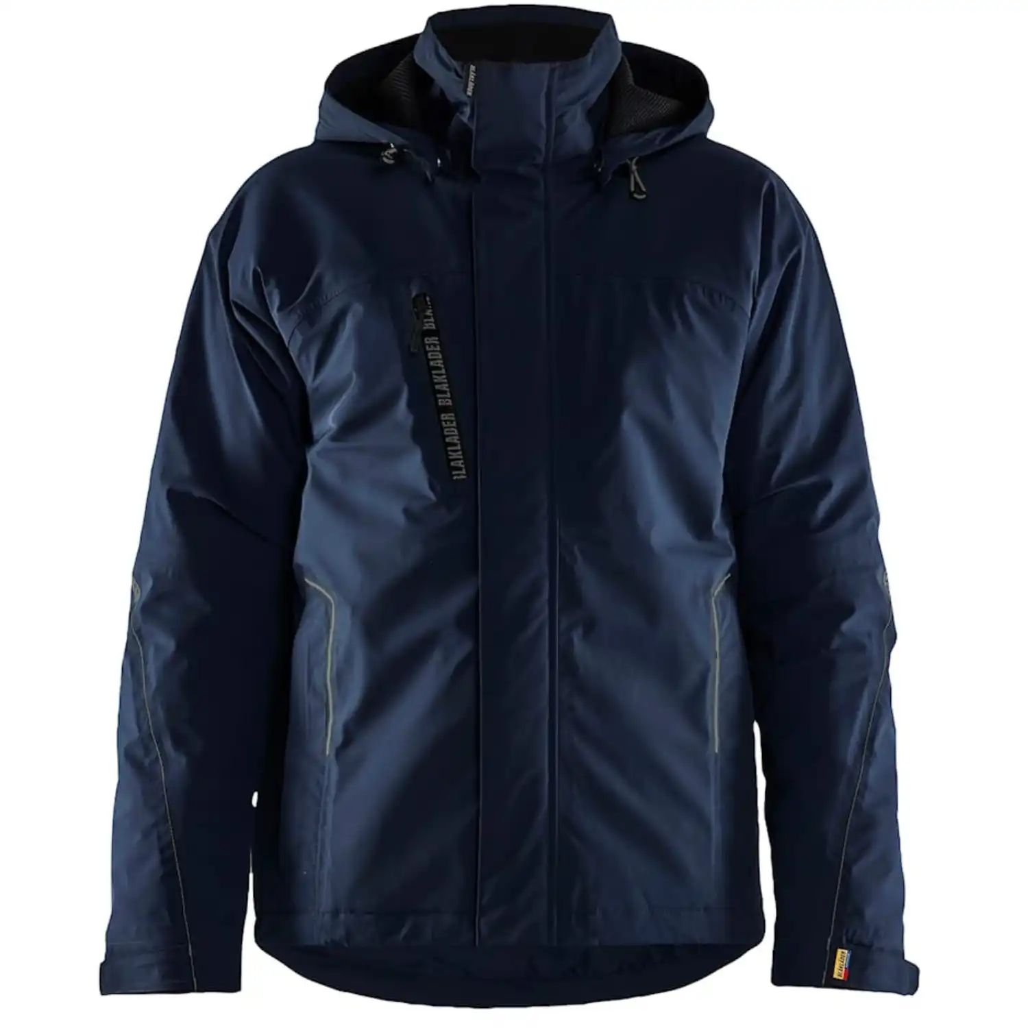 Stretch Winterjacke "4484" in Dunkelmarine/Schwarz, L - Thumbnail 1