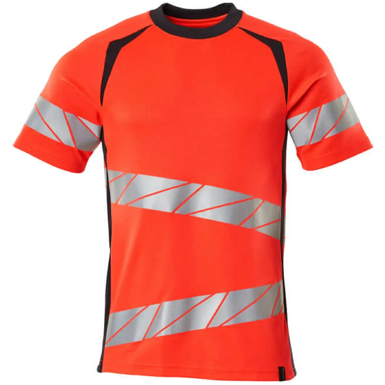 Warnschutz T-Shirt "ACCELERATE SAFE" UV-Schutz in rot/schwarzblau, S - Thumbnail 1