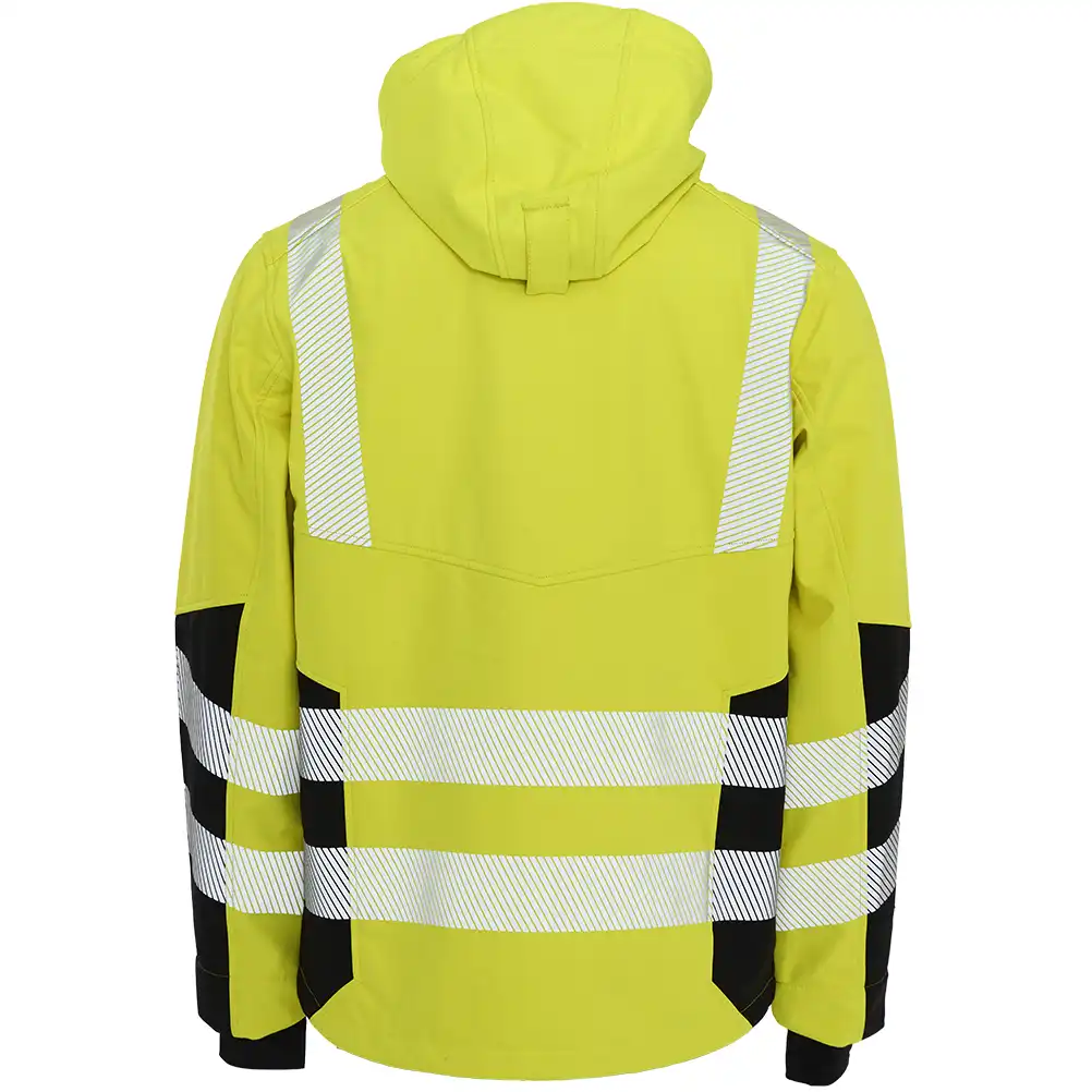 Warnschutz Softshelljacke "116503R" Visible Xtreme in gelb/schwarz, L - Thumbnail 2