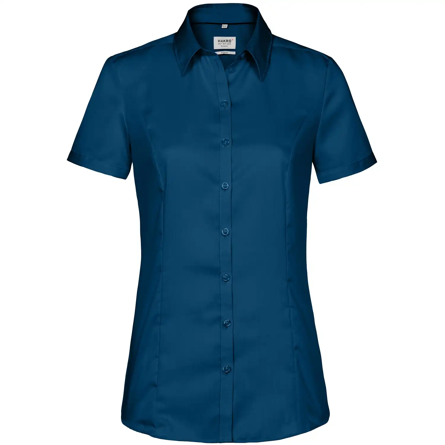 Bluse „Business Comfort” 112 halbarm in marine, L - Bild 1