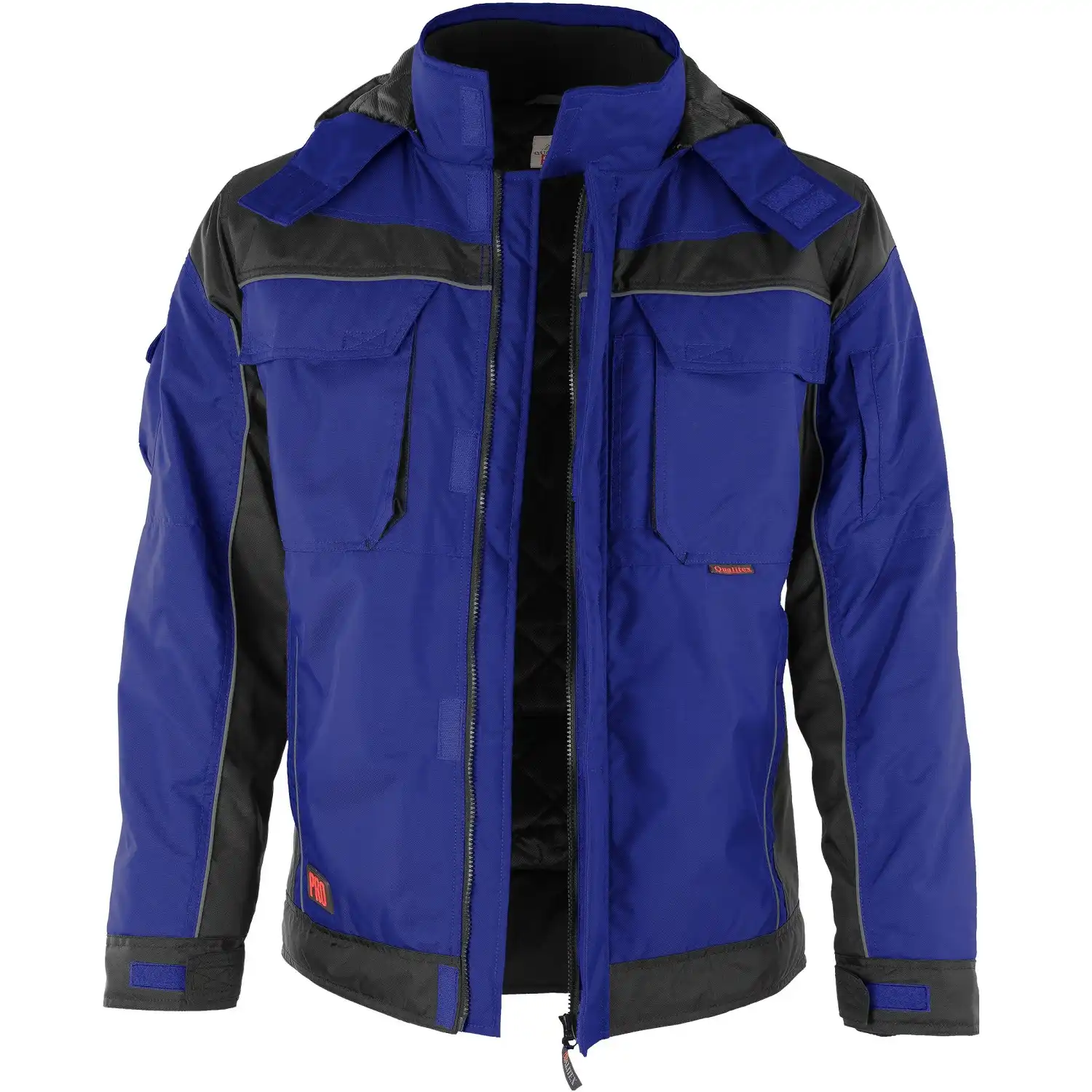 Winterjacke "PRO" in kornblau/schwarz, M - Bild 1