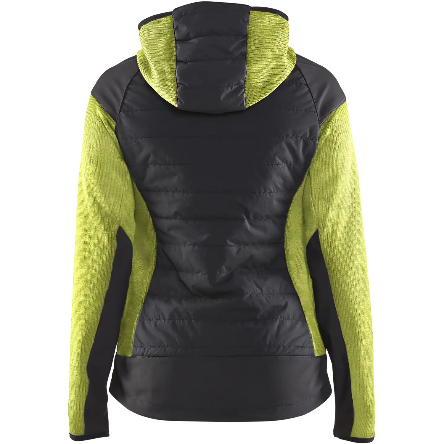 Damen Hybridjacke "5931" in gelb/schwarz, XS - Thumbnail 2