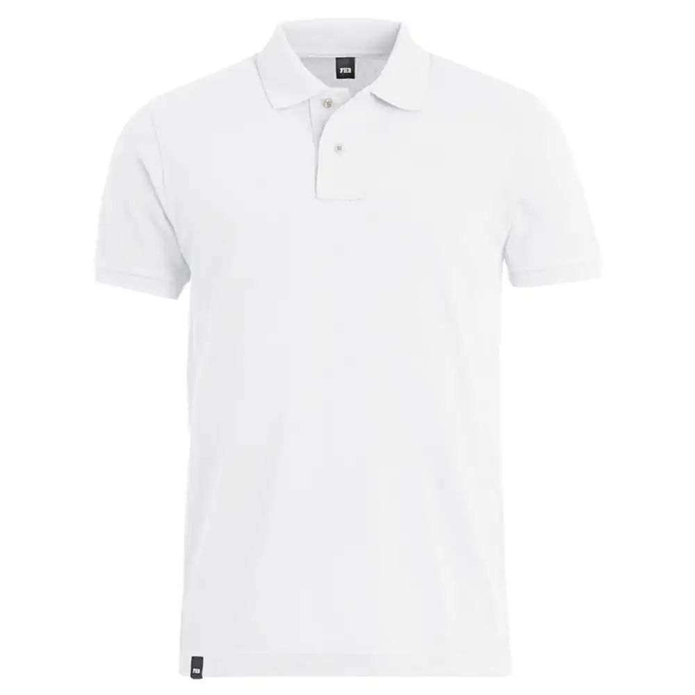 Polo-Shirt "DANIEL" in L, Weiß - Thumbnail 1