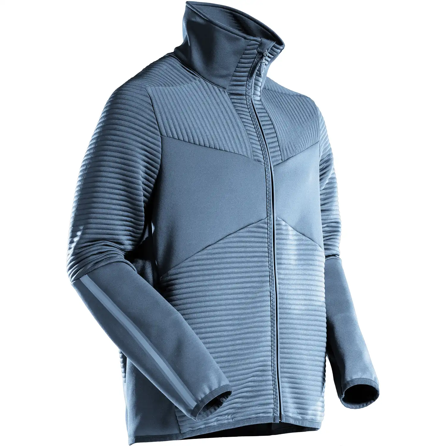 Fleecejacke "22503-681" Customized in steinblau, XXL - Bild 1