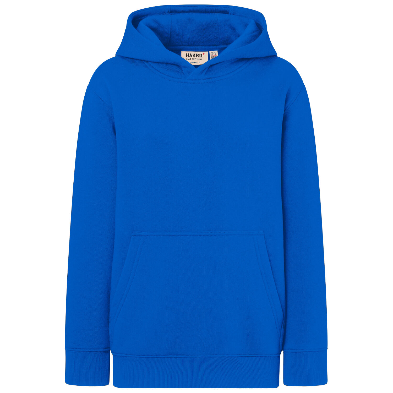 Kinder Hoodie Bio-Baumwolle "562" in royal, 110/116 - Thumbnail 1