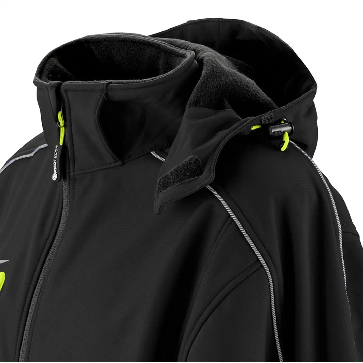 Workwear Softshell-Jacke "Montana" in schwarz, XL - Thumbnail 3