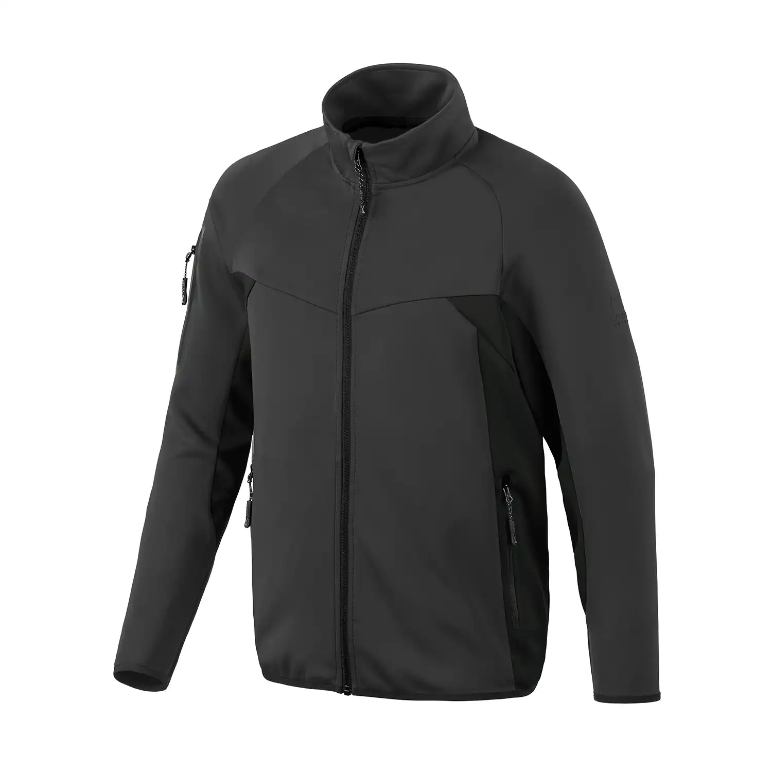Stretch Bundjacke "ATHLETIQ" in anthrazit/schwarz, XL - Thumbnail 3