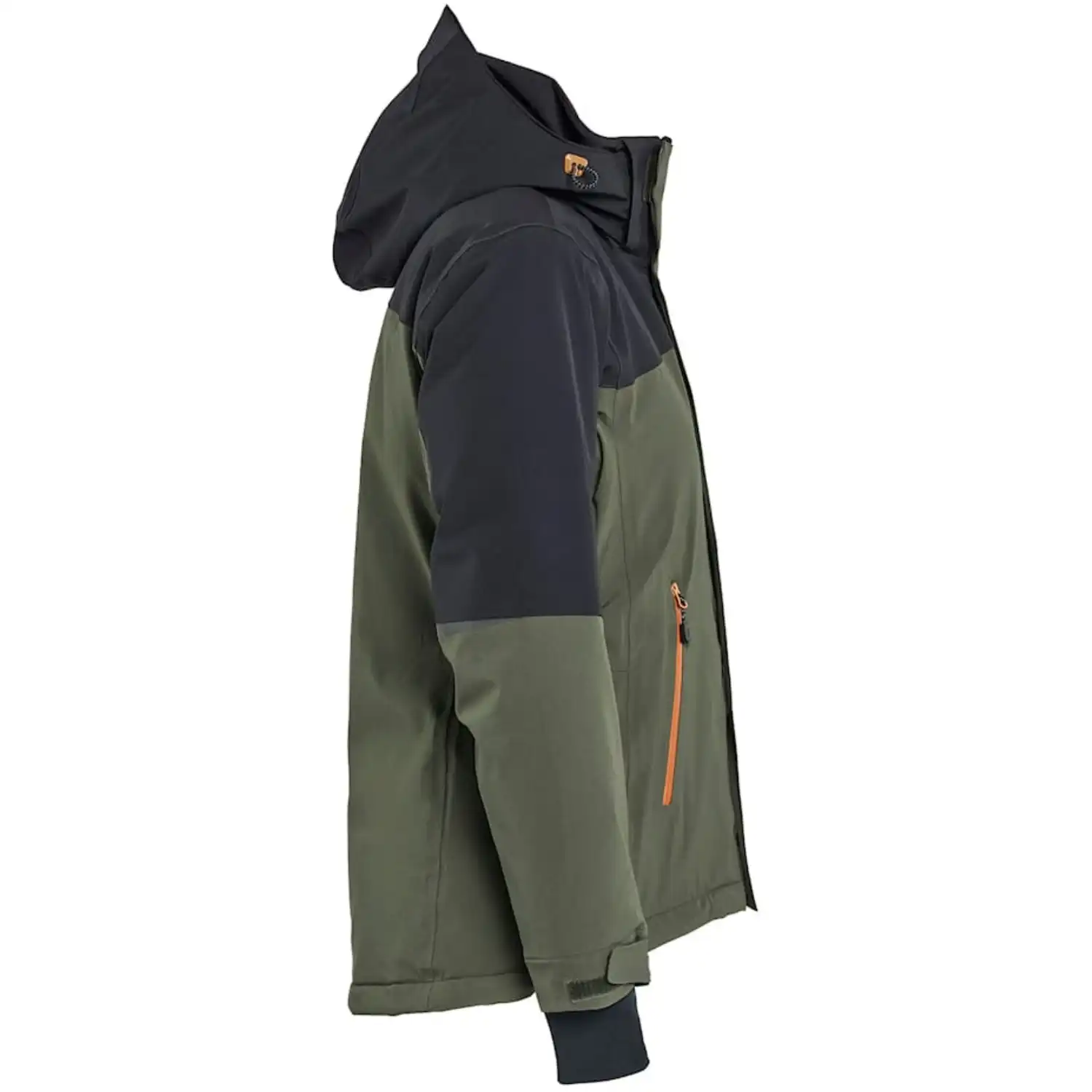 Damen Stretch Winterjacke "STRIKER" in waldgrün/rost, M - Thumbnail 5