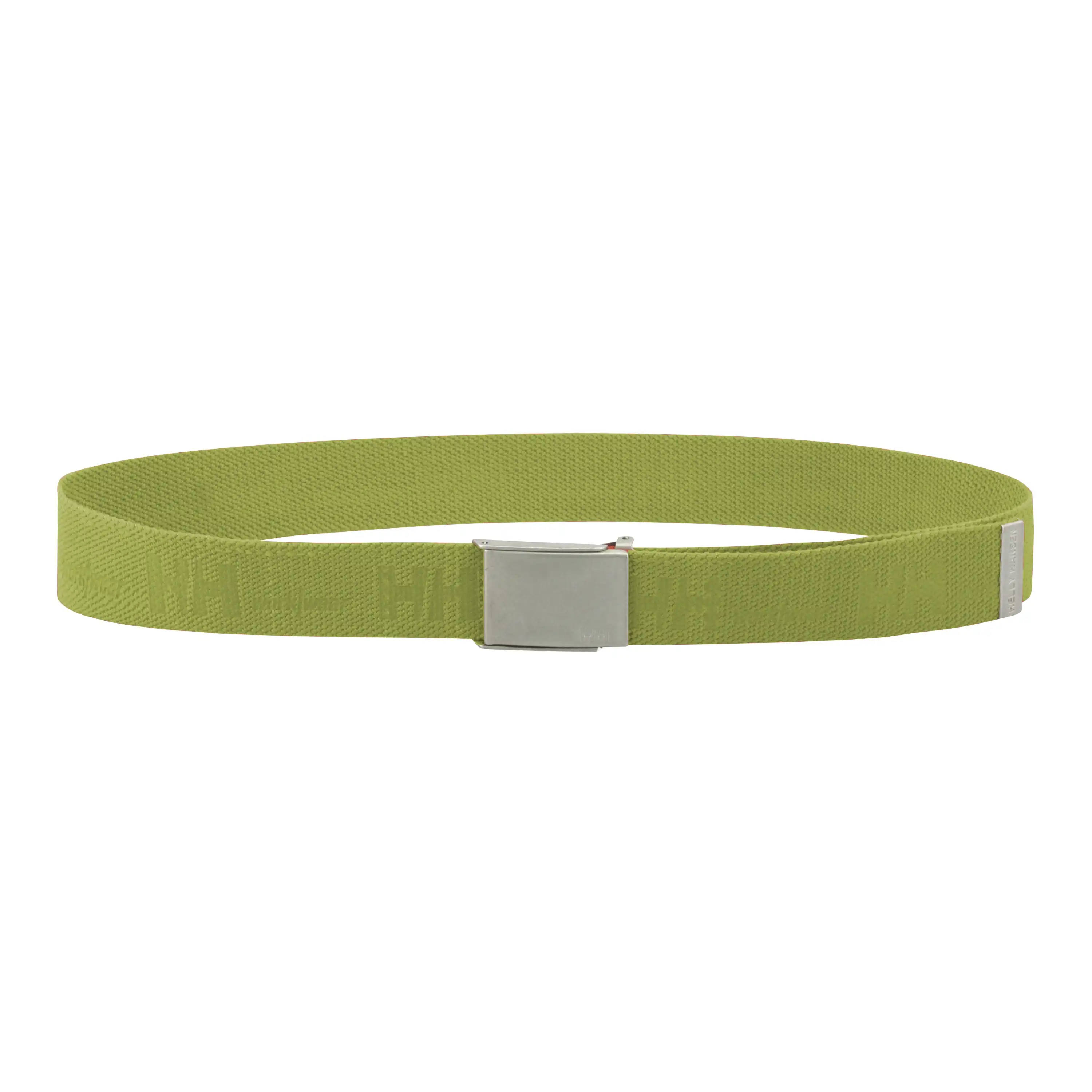 Stretch Textil-Gürtel "HH LOGO WEBBING BELT" in lime green - Bild 1