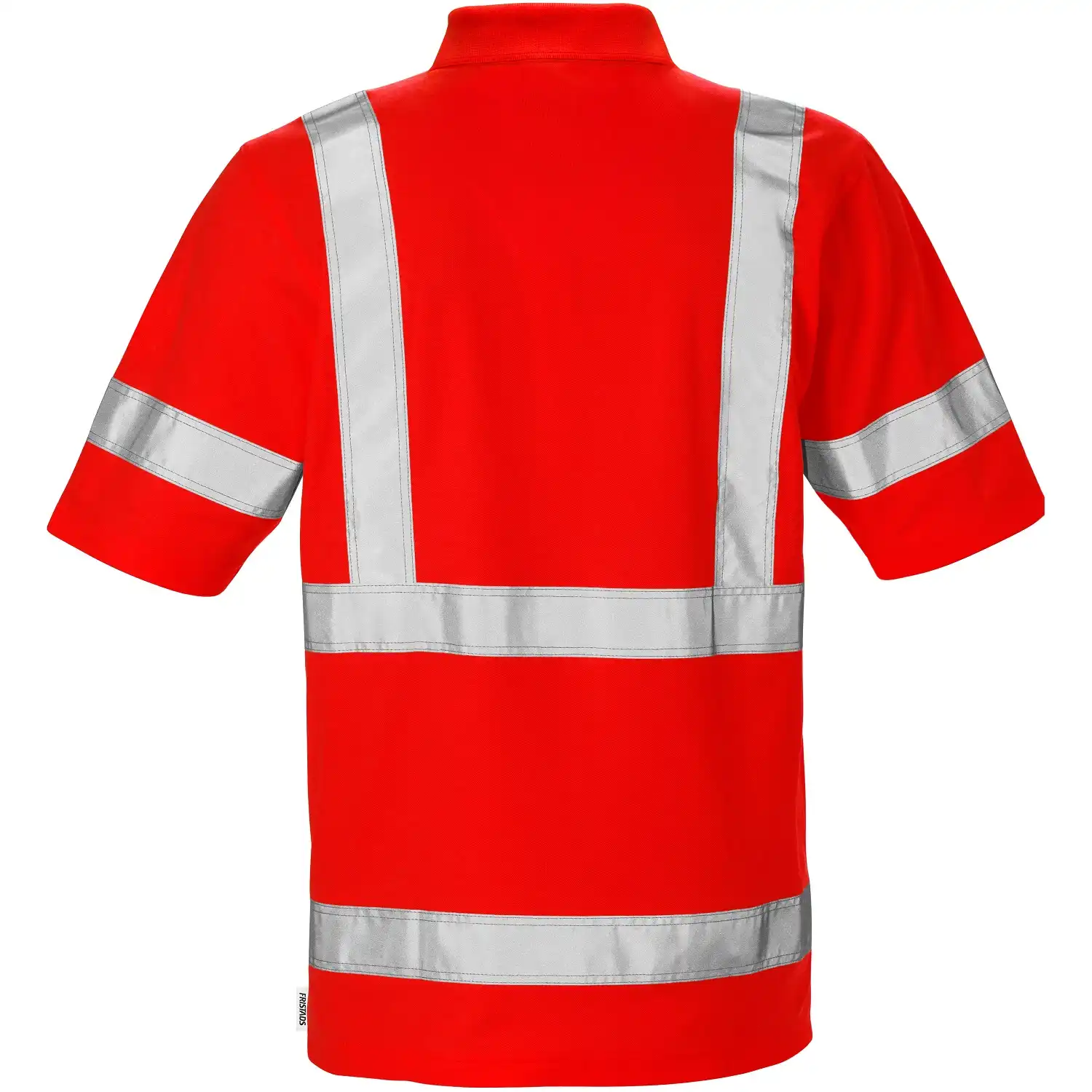 Warnschutz Poloshirt "7025 PHV" UV-Schutz in XS, Rot - Thumbnail 2