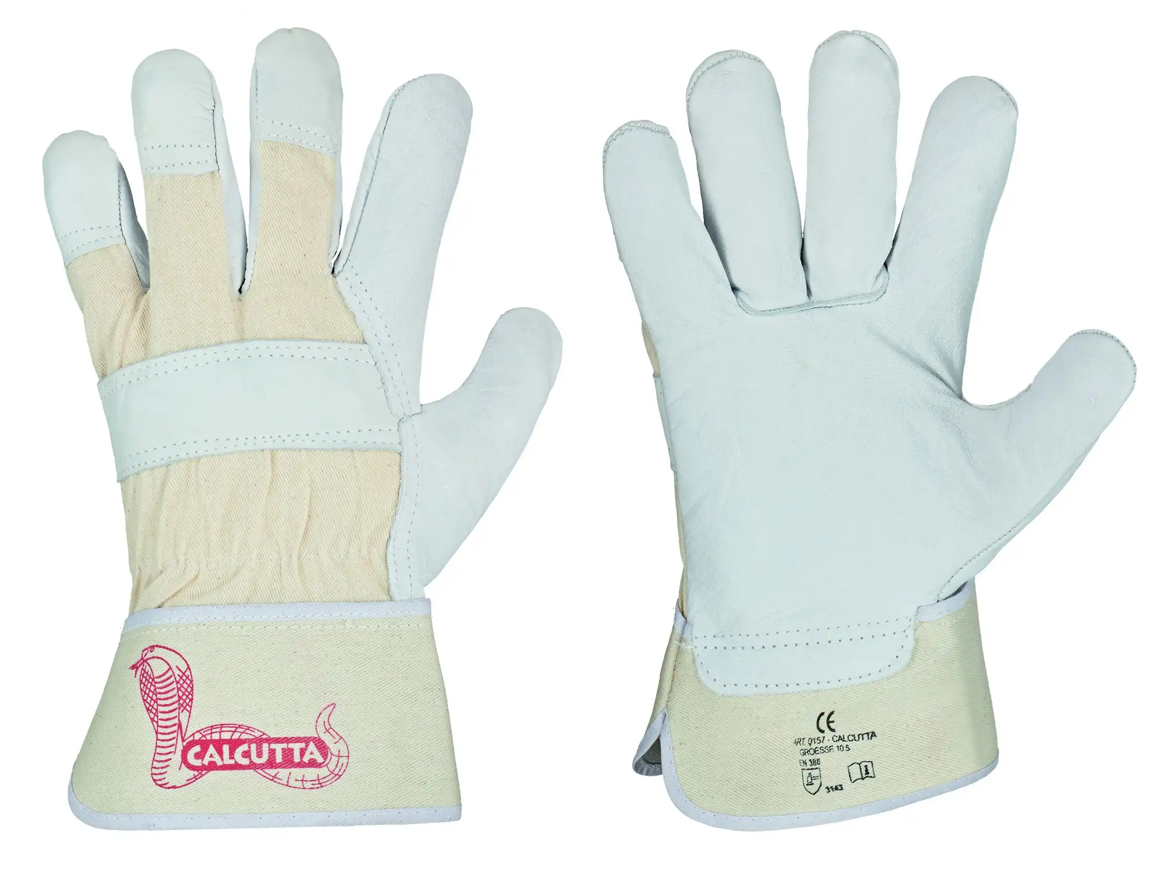 Vollleder-Handschuhe CALCUTTA TÜV/GS in 8 (M) - Bild 1