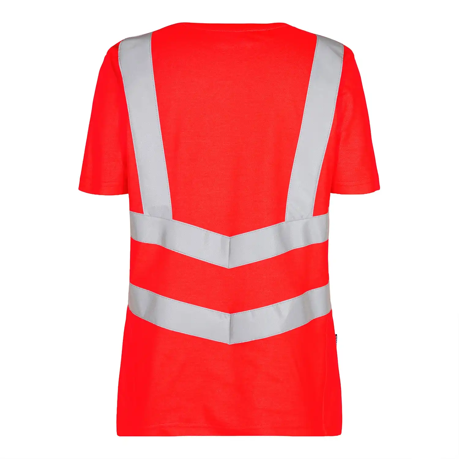 Damen Warnschutz T-Shirt "9542-182" Safety Kl. 2 in Rot, L - Thumbnail 2