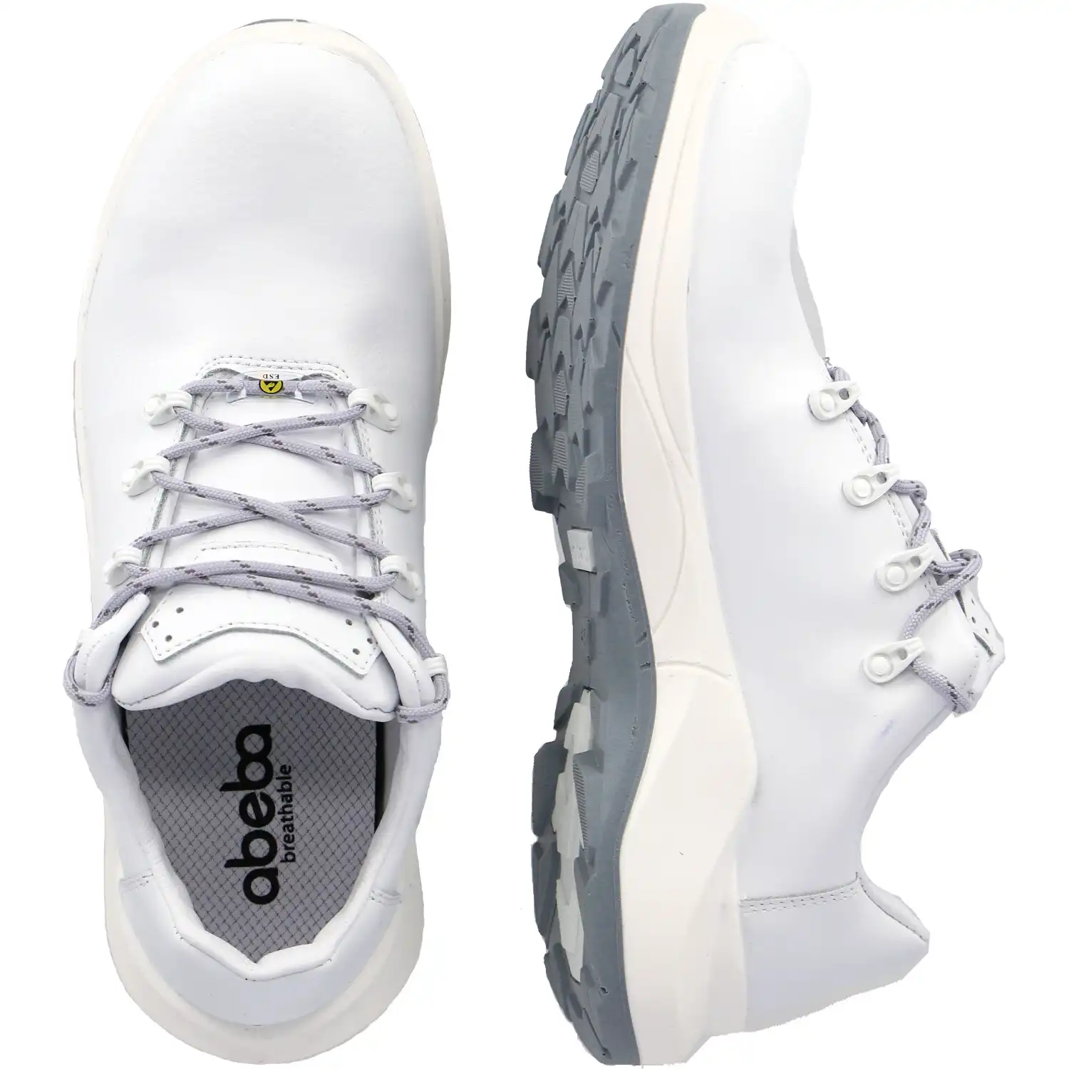 Sicherheitshalbschuhe S3 "5012856" ESD Food Trax weiß in 45 - Thumbnail 1