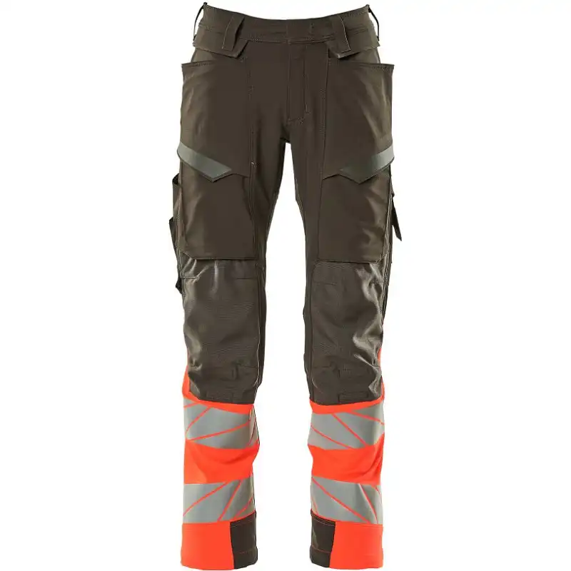 Warnschutz Stretch Bundhose Kl.1 "ACCELERATE SAFE" in dunkelanthrazit/rot, 76C46 (EU 23) - Bild 1