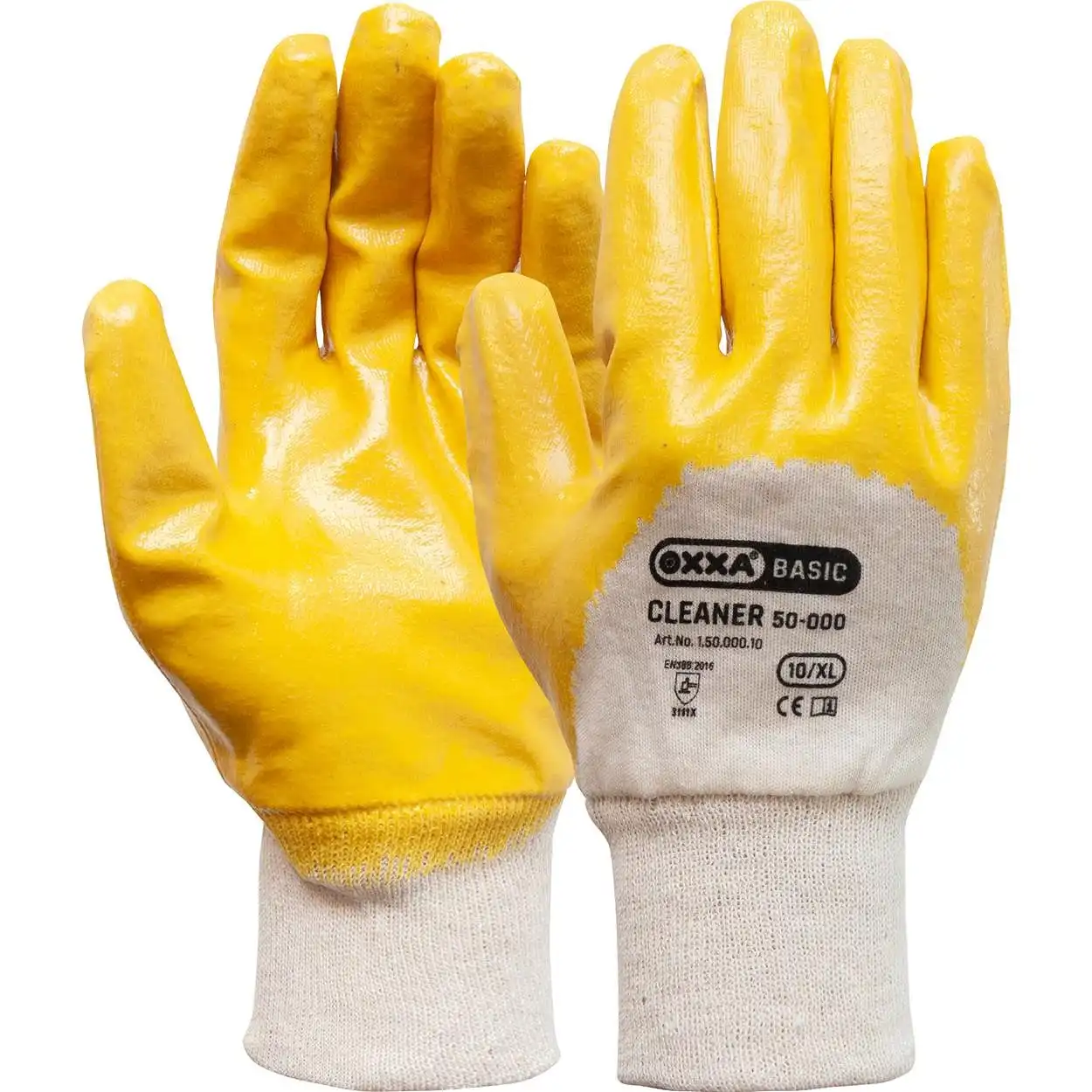 Nitril Interlockhandschuhe Cleaner 50-000 gelb in 9 (L) - Bild 1