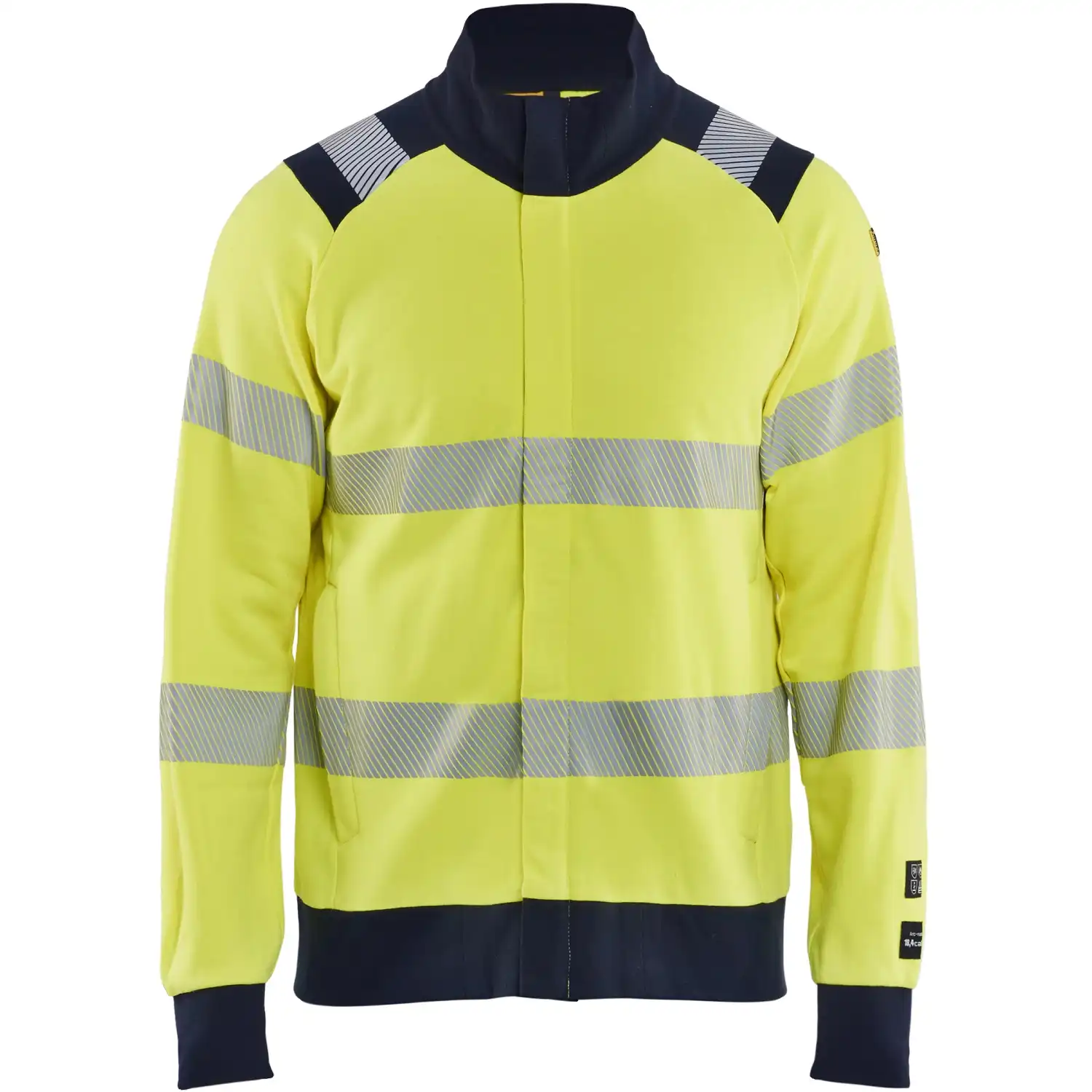 Multinorm Sweatjacke Kl. 2 "3461" gelb in XS - Thumbnail 1