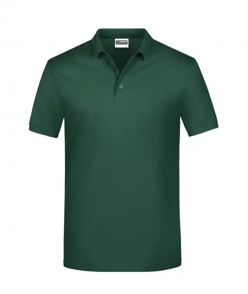Basic Polo-Shirt "JN792" in dark-green, XXL - Thumbnail 1