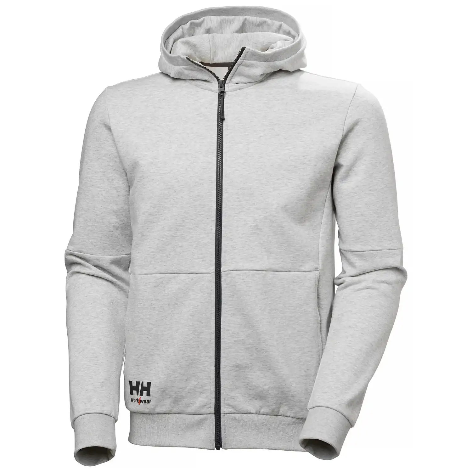 Kapuzen Sweatjacke "EVO ZIP" in grau-meliert, XXL - Thumbnail 1