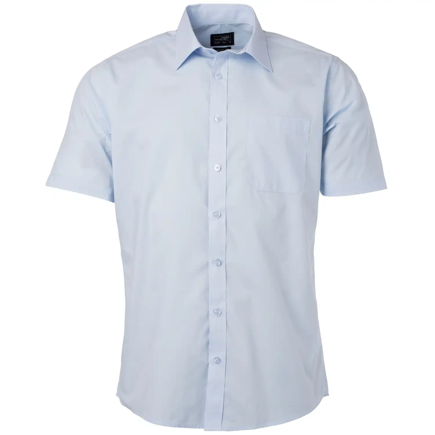 Kurzarm Hemd "JN680" in light-blue, L - Thumbnail 1