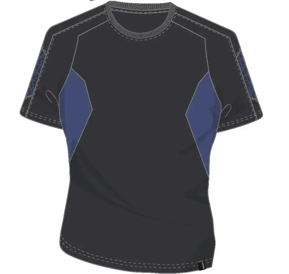 Damen T-Shirt "ACCELERATE" in schwarzblau/azurblau, XS - Thumbnail 1