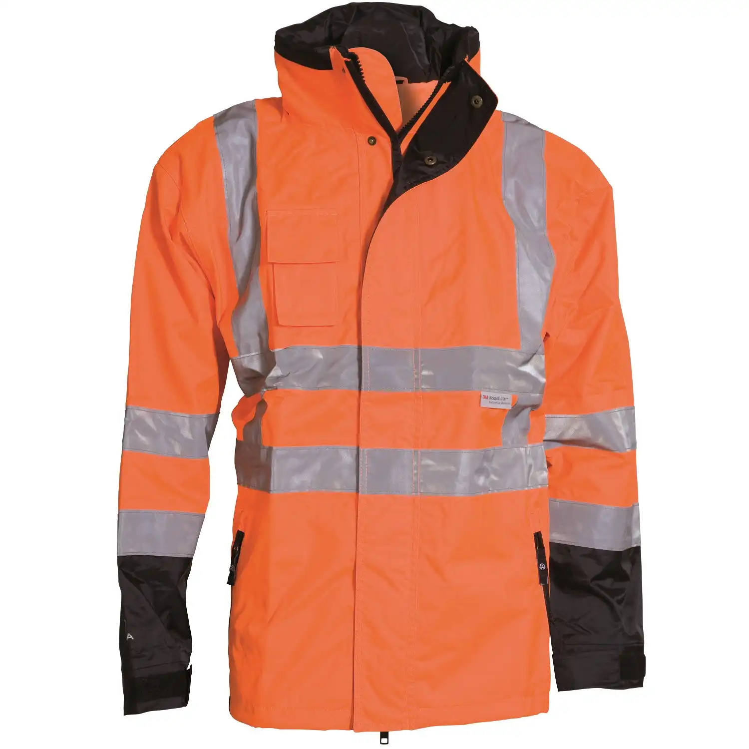 Warnschutz Regenjacke "086100R" Visible Xtreme Kl. 3 in fluororange, L - Thumbnail 1