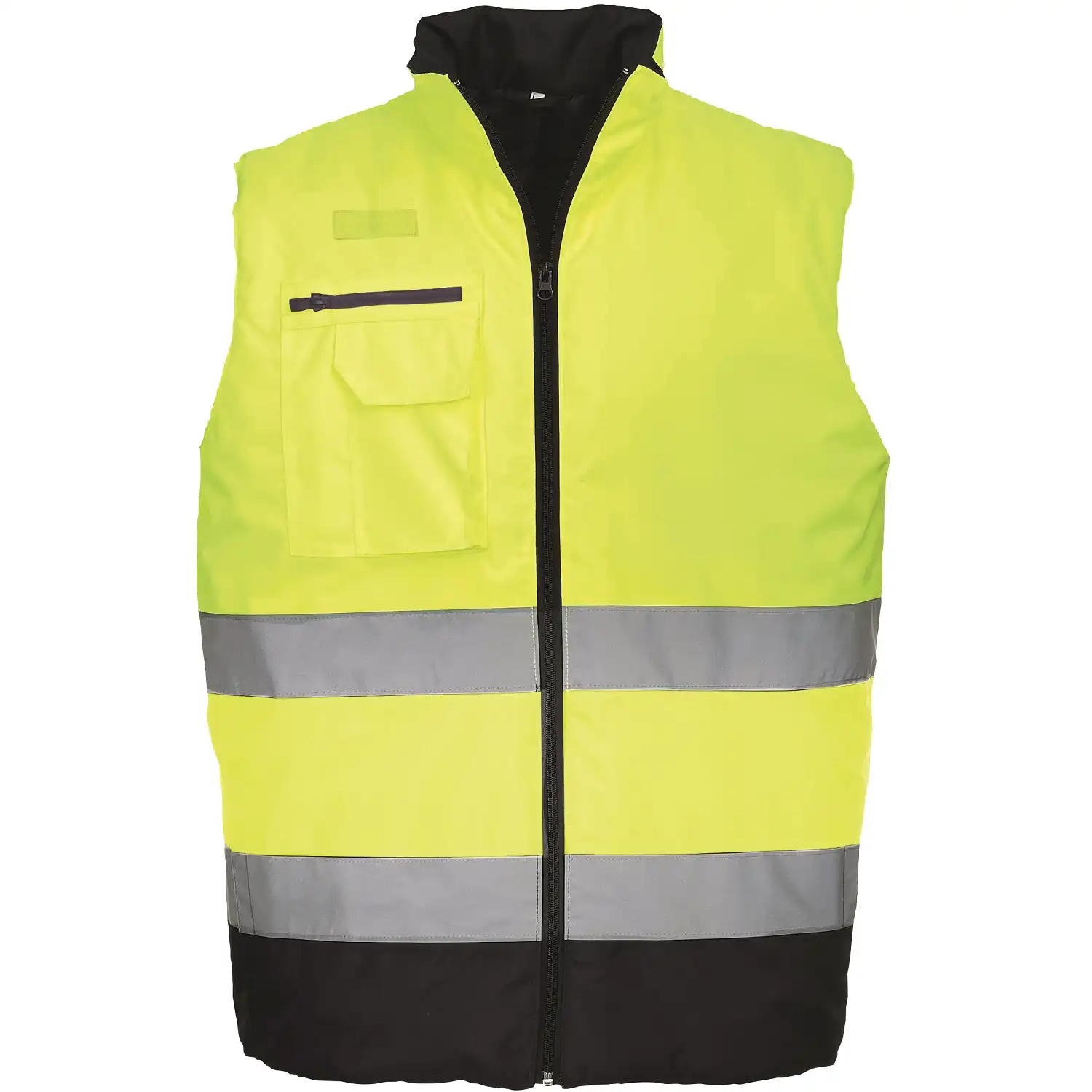 Warnschutz Winterweste "S267" in gelb/marine, L - Bild 1