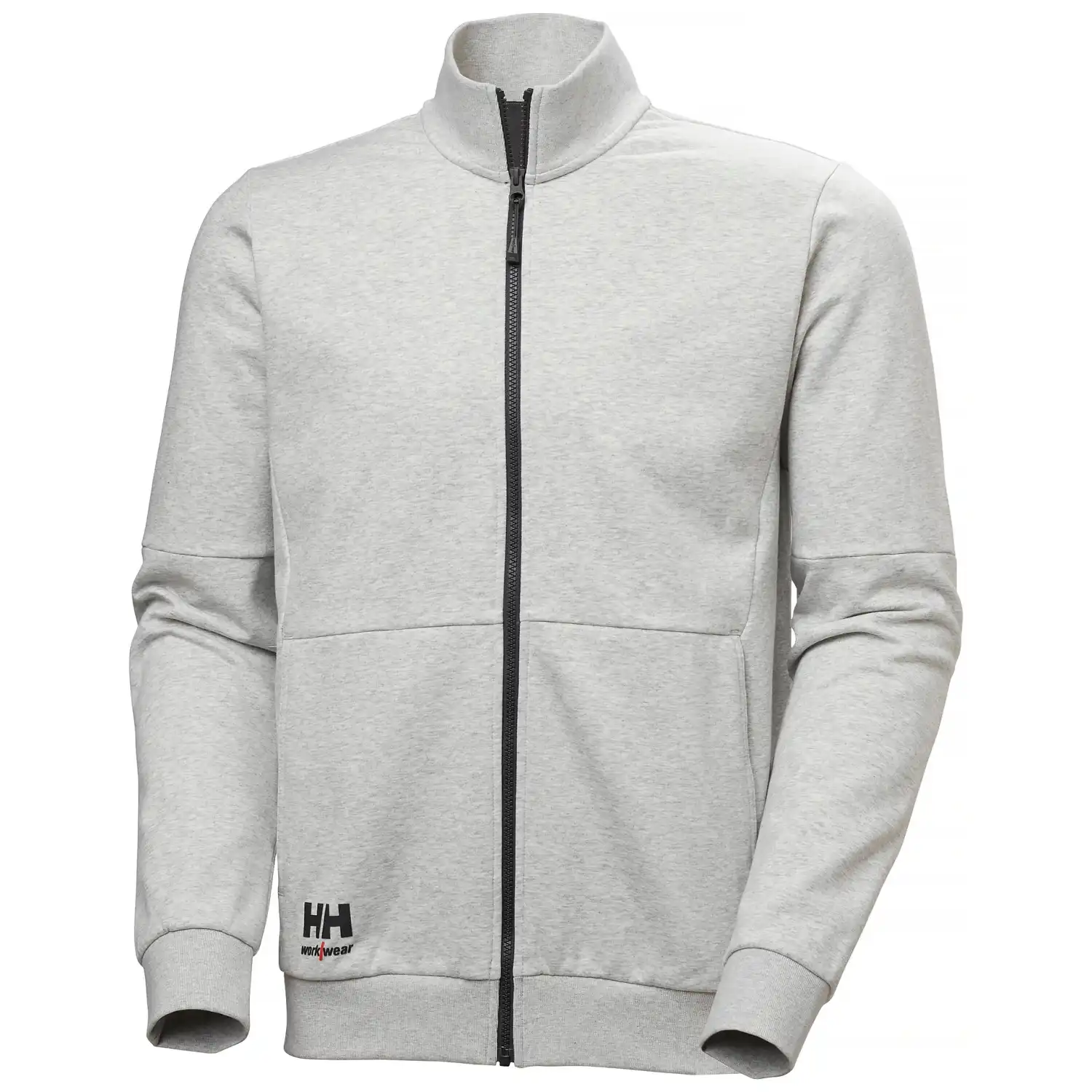 Sweatjacke "EVO ZIP" in grau-meliert, 3XL - Thumbnail 1