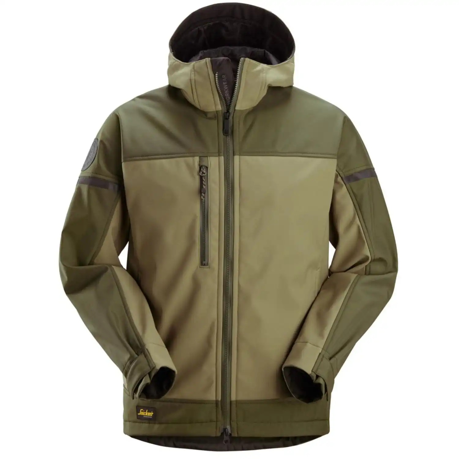 Stretch Softshelljacke "1226" AllroundWork in khaki, XS - Thumbnail 1