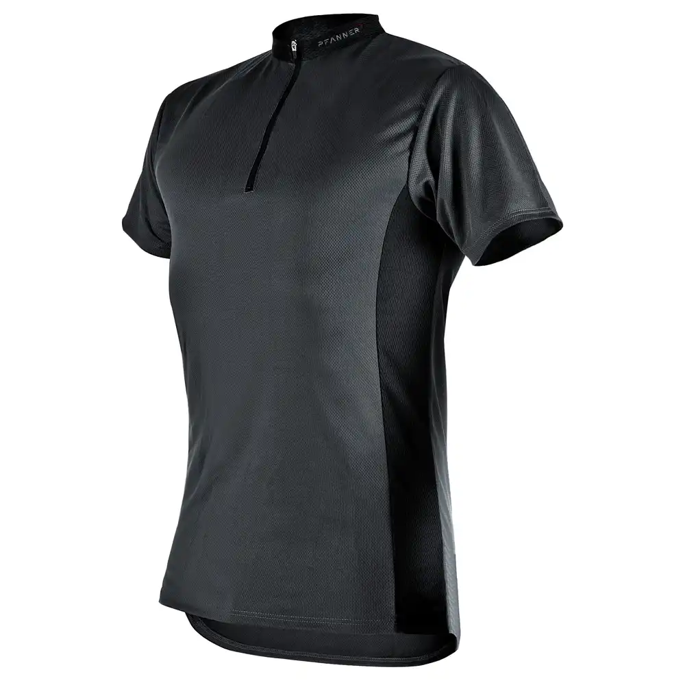 Forst - Funktionsshirt "ZIPP-NECK" kurzarm grau in XL - Bild 1