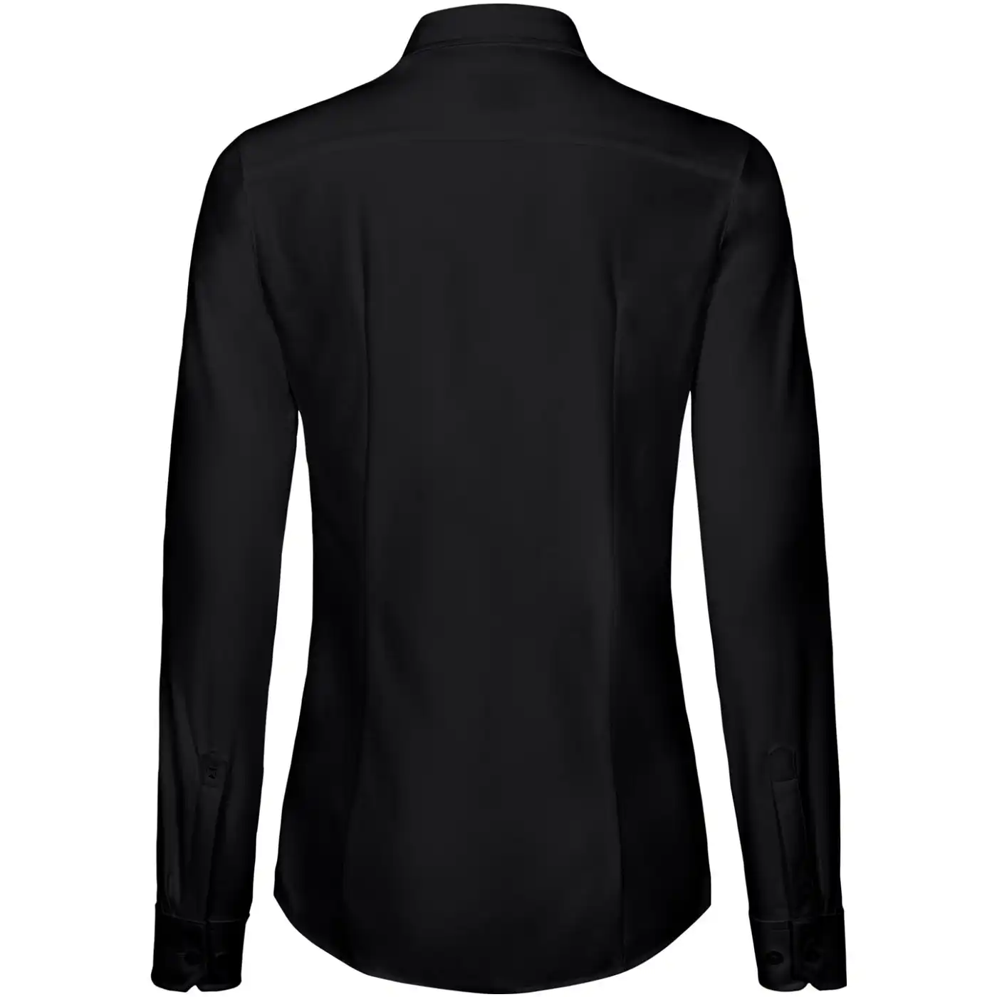 Bluse "NATURAL STRETCH" 129 langarm in schwarz, L - Thumbnail 2