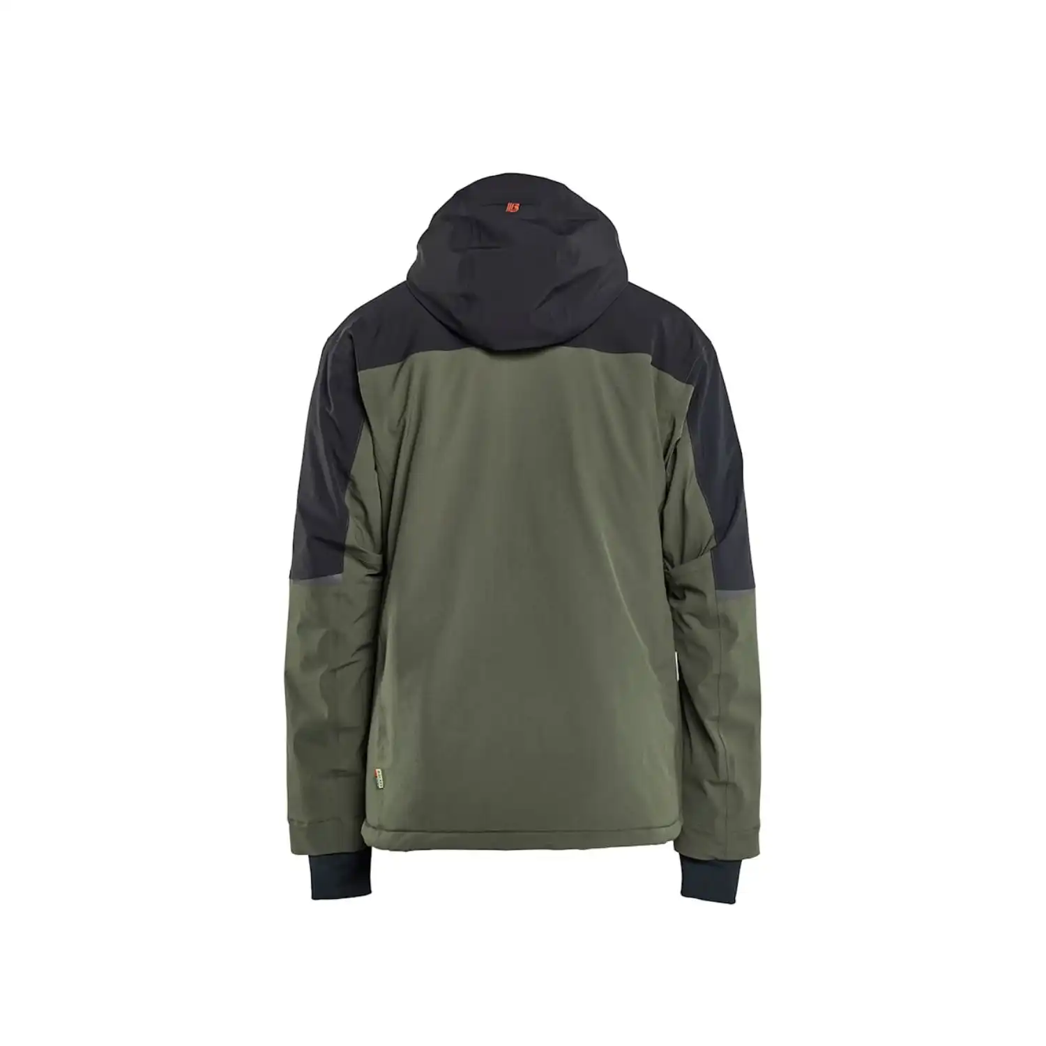 Stretch Winterjacke "STRIKER" in XS, waldgrün/rost - Thumbnail 2