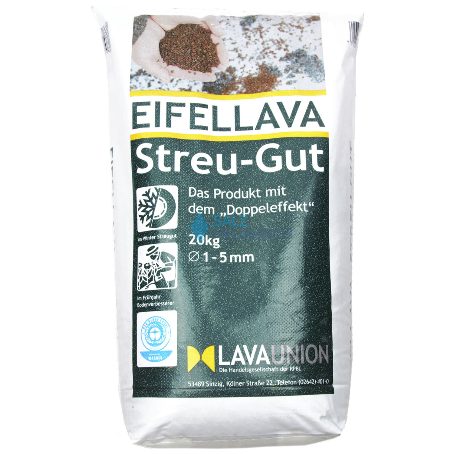 Lavagranulat Streugut 20kg Sack 1-5mm - Bild 1
