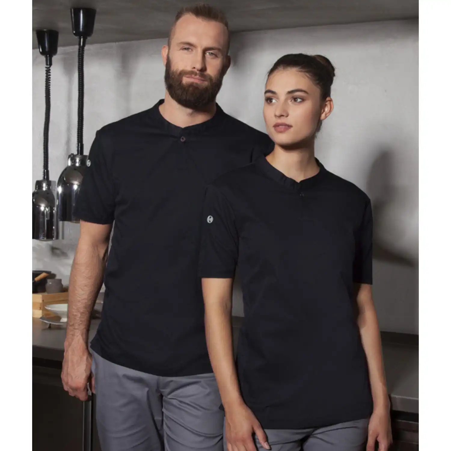 Herren T-Shirt Performance "TM 5" in schwarz, L - Thumbnail 7