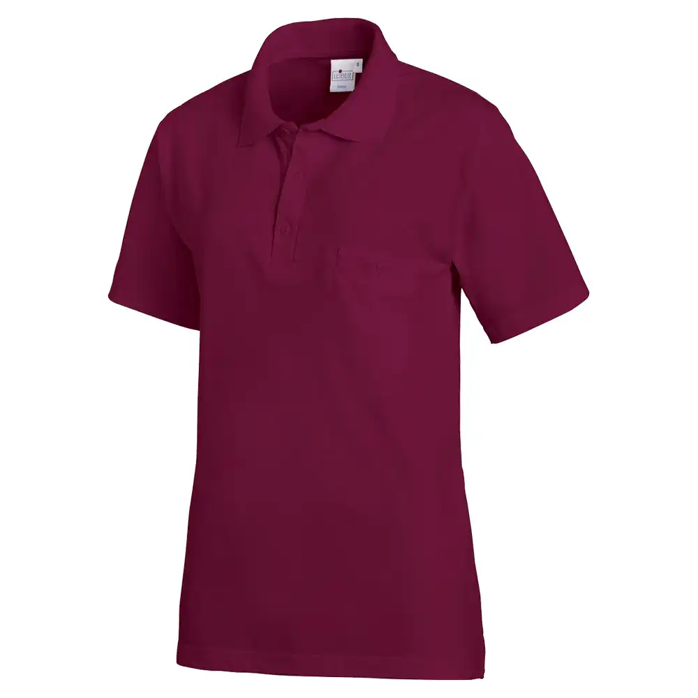 Poloshirt "08/241" in berry, 3XL - Thumbnail 1
