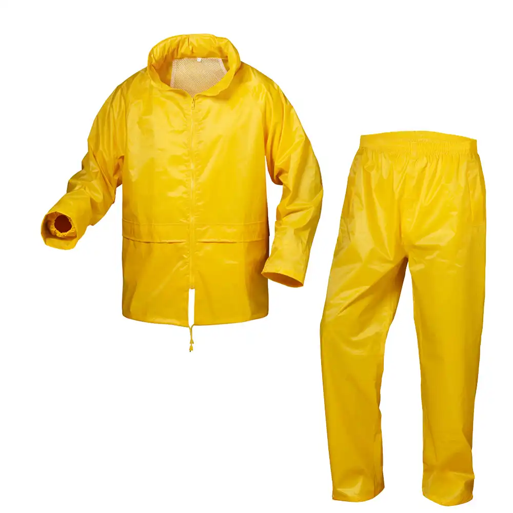 Regenset 100% Polyester  in gelb, 3XL - Bild 1