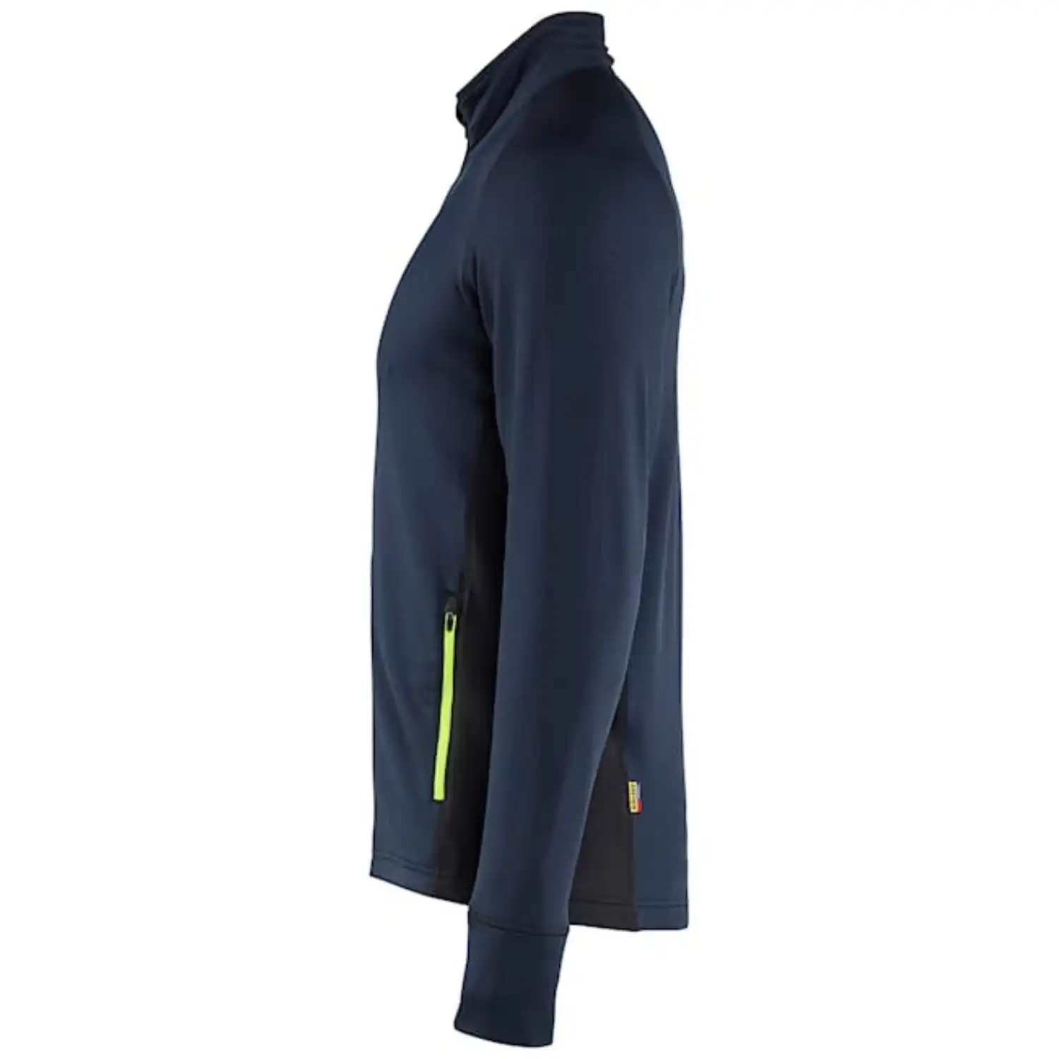 Fleecejacke "STRIKER" in marine/gelb, 3XL - Thumbnail 2