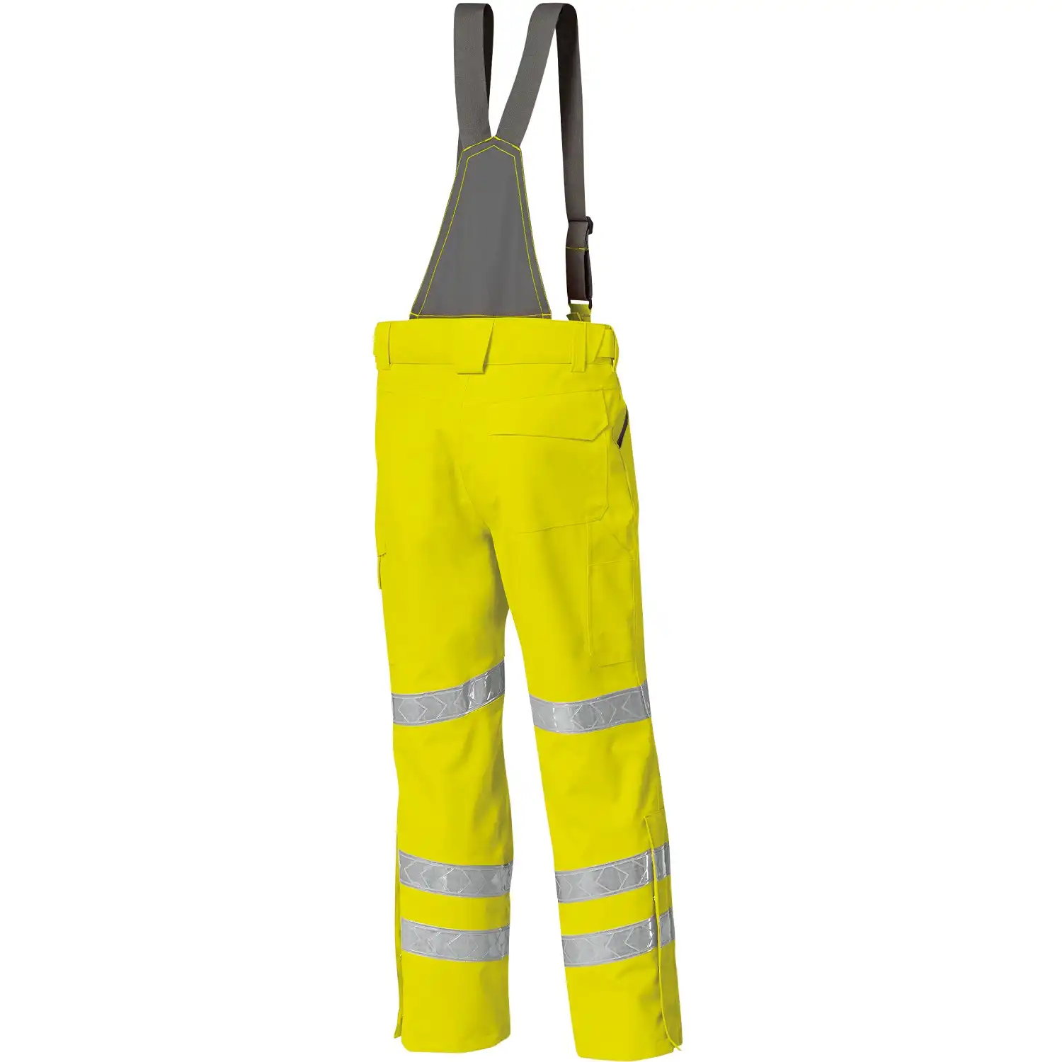 Warnschutz Regenhose "2019-880" Hi-Vis Comfort in warngelb, XS - Thumbnail 2