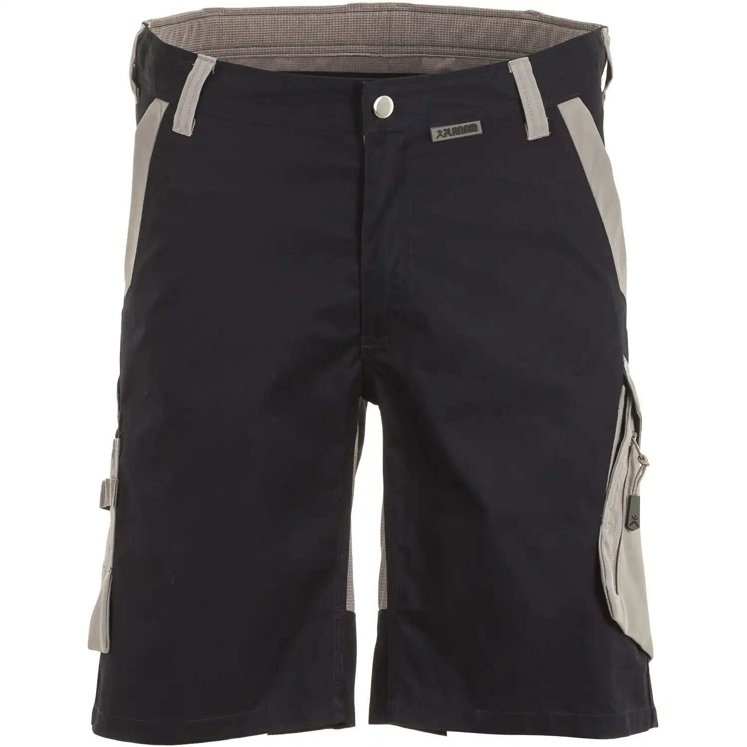 Stretch-Shorts "Norit" in schwarzblau/zink, L - Thumbnail 1