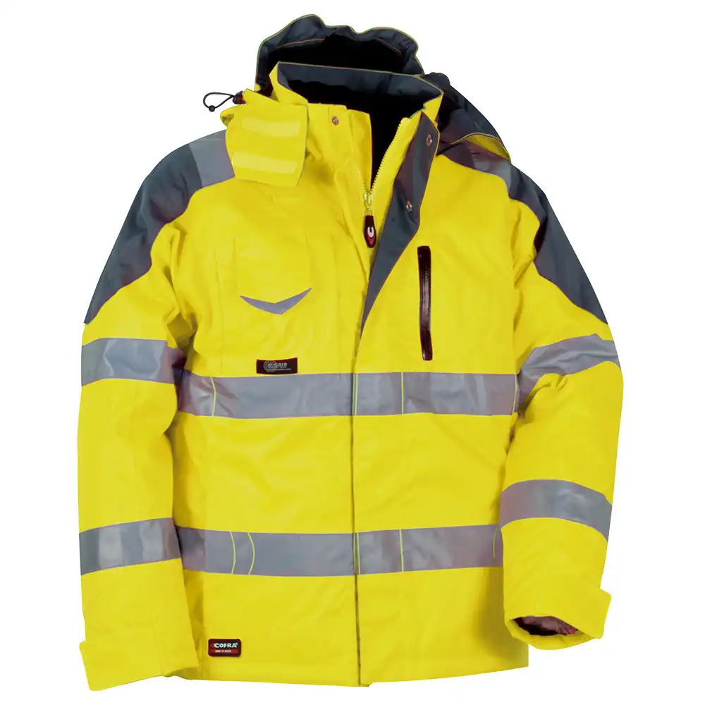Warnschutz Thermo-Winterjacke "RESCUE"  in gelb, 48 - Bild 1