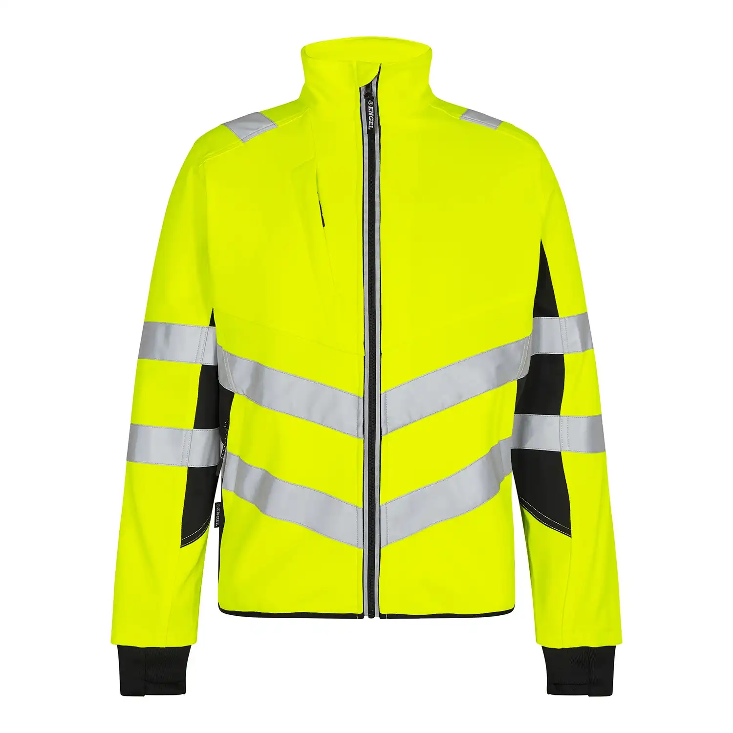 Warnschutz Stretch Bundjacke "1544-314" Safety in gelb/schwarz, L - Thumbnail 1