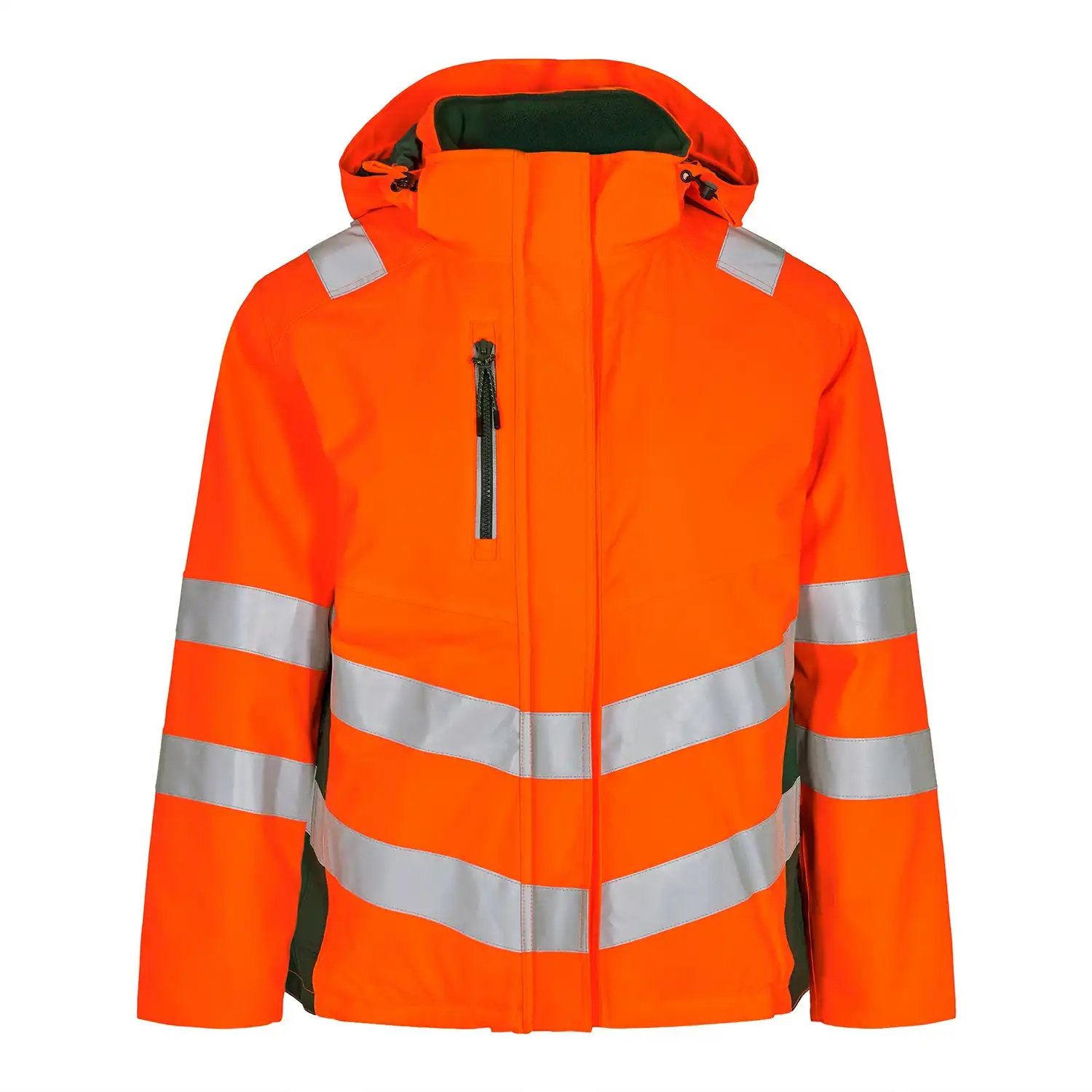 Damen Warnschutz Winterjacke "1943-930" Safety in orange/grün, L - Thumbnail 1